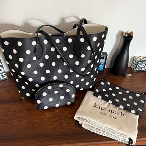 Kate Spade Bleecker Sunshine Dot Large Tote